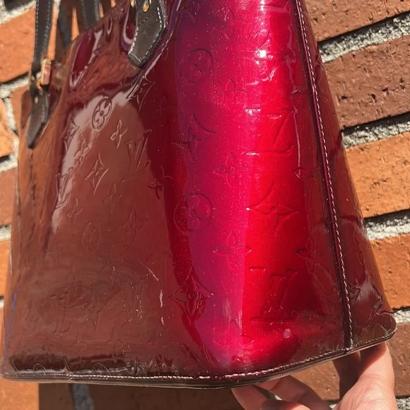 Authentic Louis Vuitton Set Matching Purse and Wallet Vernise Reader - Picture 9 of 17